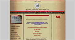 Desktop Screenshot of booksbooksmexico.com