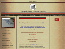 Tablet Screenshot of booksbooksmexico.com